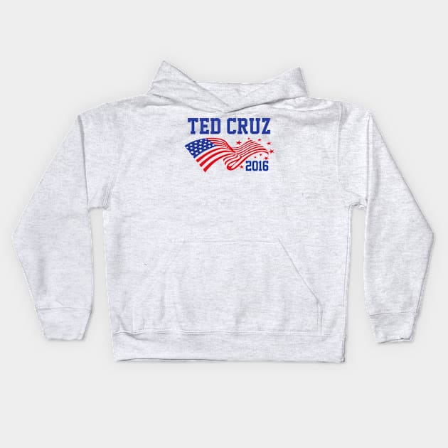 Ted Cruz 2016 Kids Hoodie by ESDesign